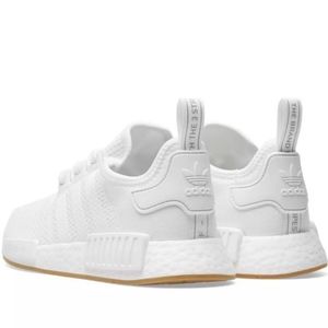 adidas nmd runner all white